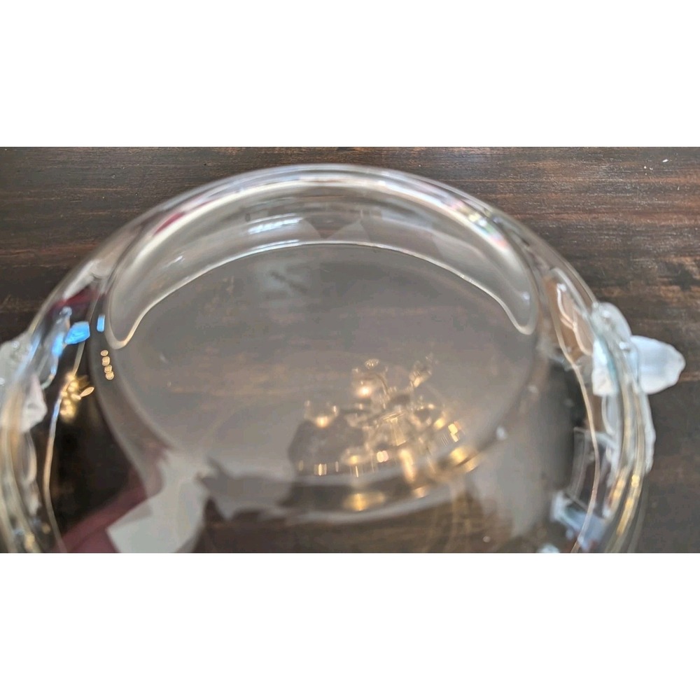 4 Bowl/Dish 1 Lid Set Vintage Mikasa Walther-glas Satin Rose Crystal 8/5" German - Picture 10 of 16